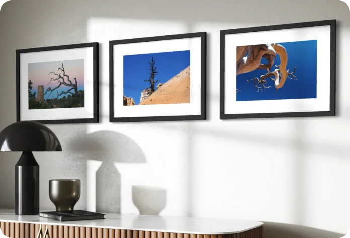Multiple pieces on a wall
