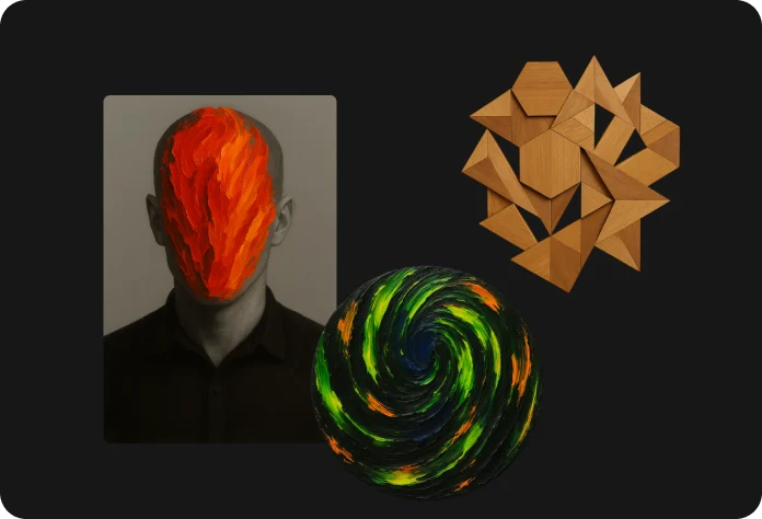 Upload any art shape